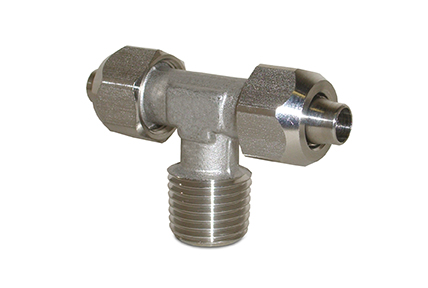 Push on fittings in AISI316 stainless steel, tubes from ø6 to ø10 mm, threads from 1/8” to 1/2”